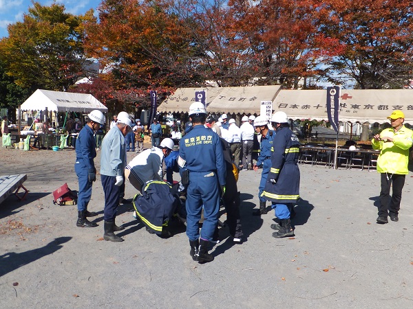 大切な南田園四地区合同水・防災訓練