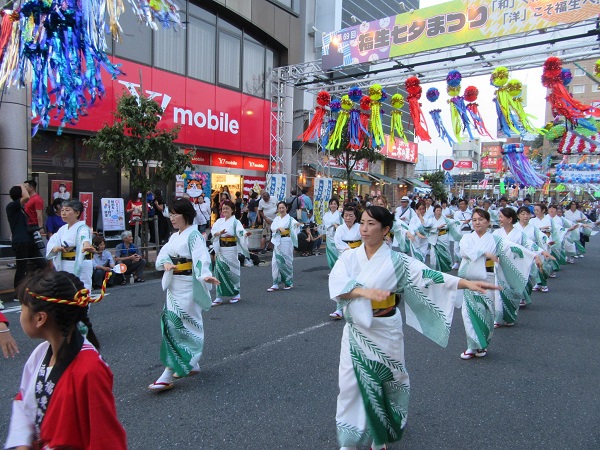 七夕祭り（民謡パレード）