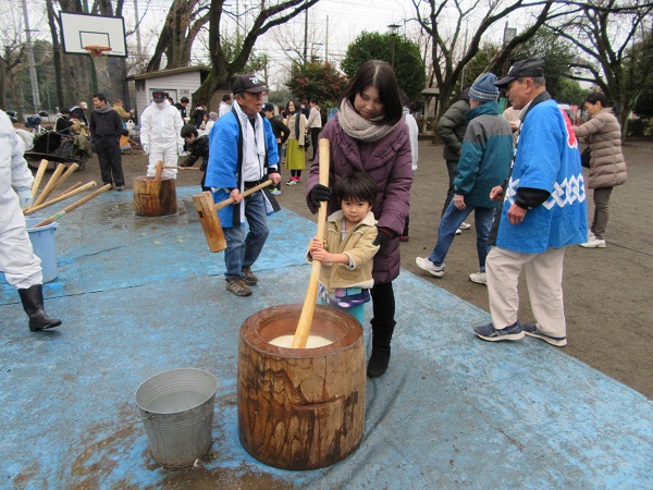 餅つき大会