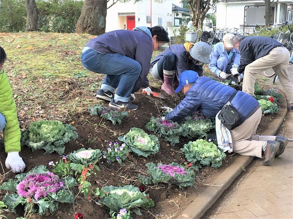 春と秋の植栽