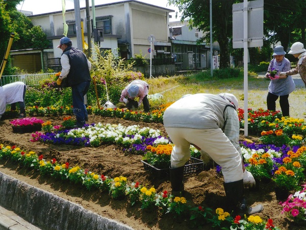 春の花苗植栽活動